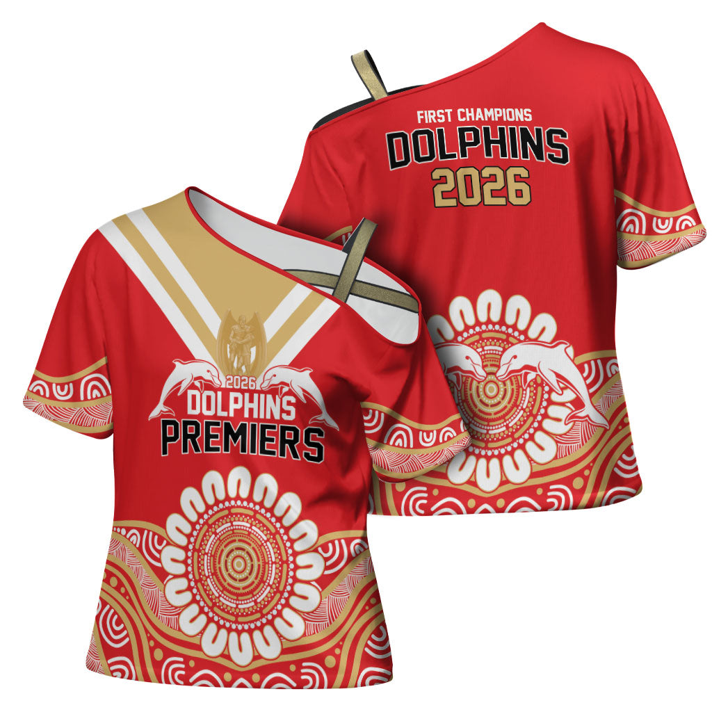 Dolphins First Champions 2026 Cross Shoulder Shirt First Flag Championship