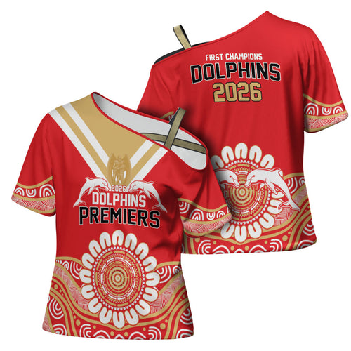 Dolphins First Champions 2026 Cross Shoulder Shirt First Flag Championship