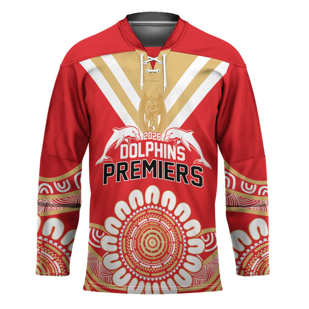 Dolphins First Champions 2026 Hockey Jersey First Flag Championship