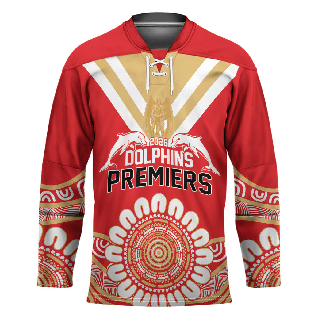 Dolphins First Champions 2026 Hockey Jersey First Flag Championship
