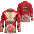 Dolphins First Champions 2026 Hockey Jersey First Flag Championship