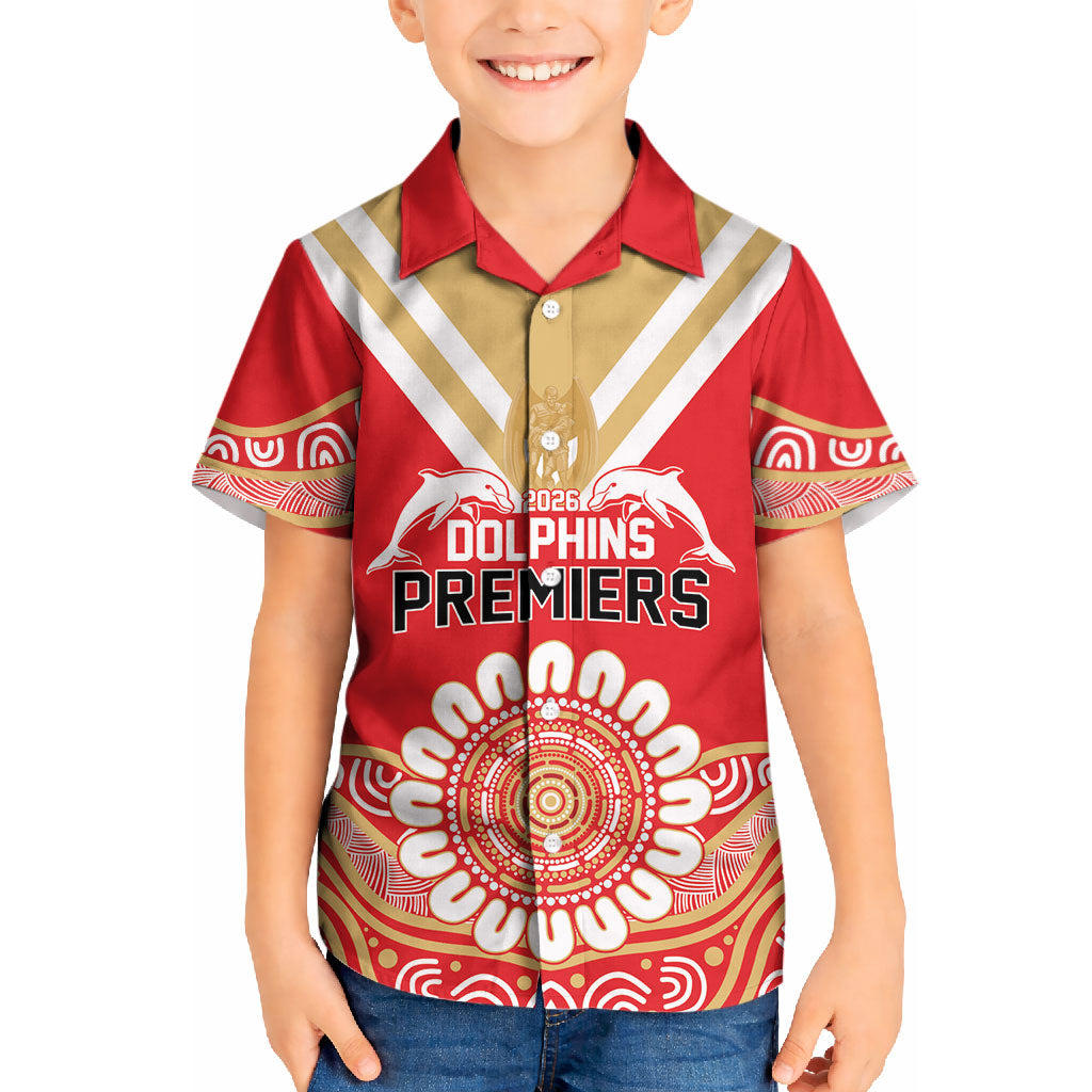 Dolphins First Champions 2026 Kid Hawaiian Shirt First Flag Championship
