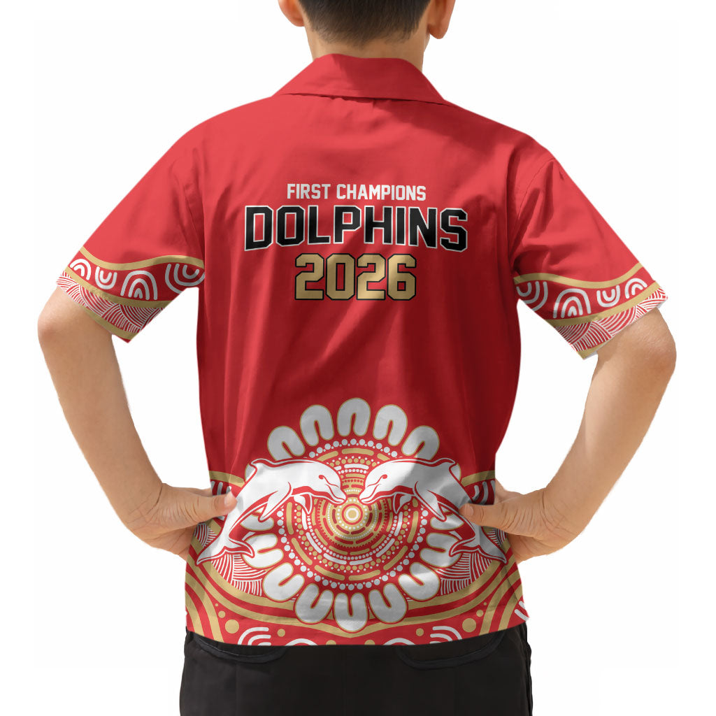 Dolphins First Champions 2026 Kid Hawaiian Shirt First Flag Championship