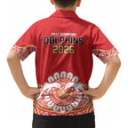 Dolphins First Champions 2026 Kid Hawaiian Shirt First Flag Championship