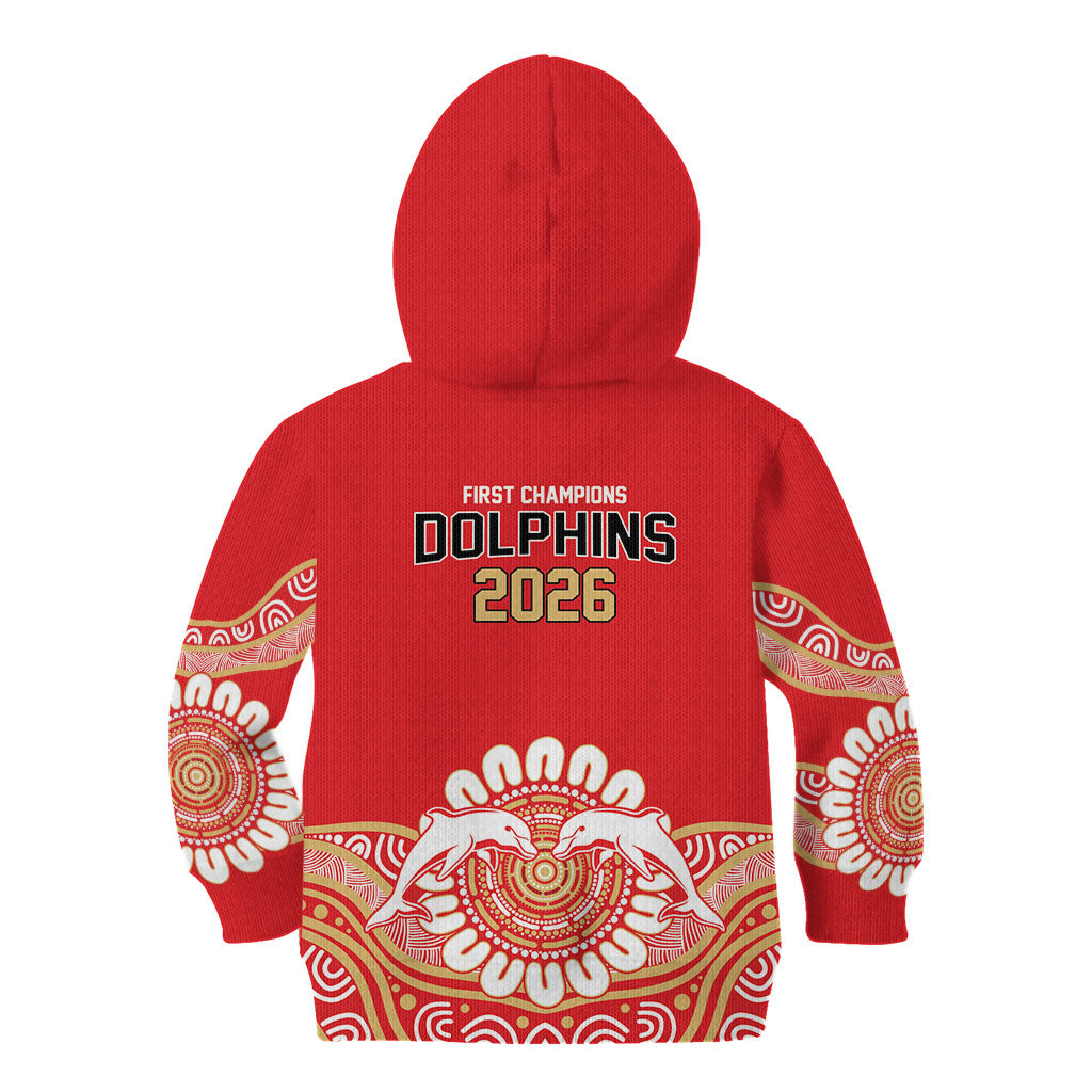 Dolphins First Champions 2026 Kid Hoodie First Flag Championship