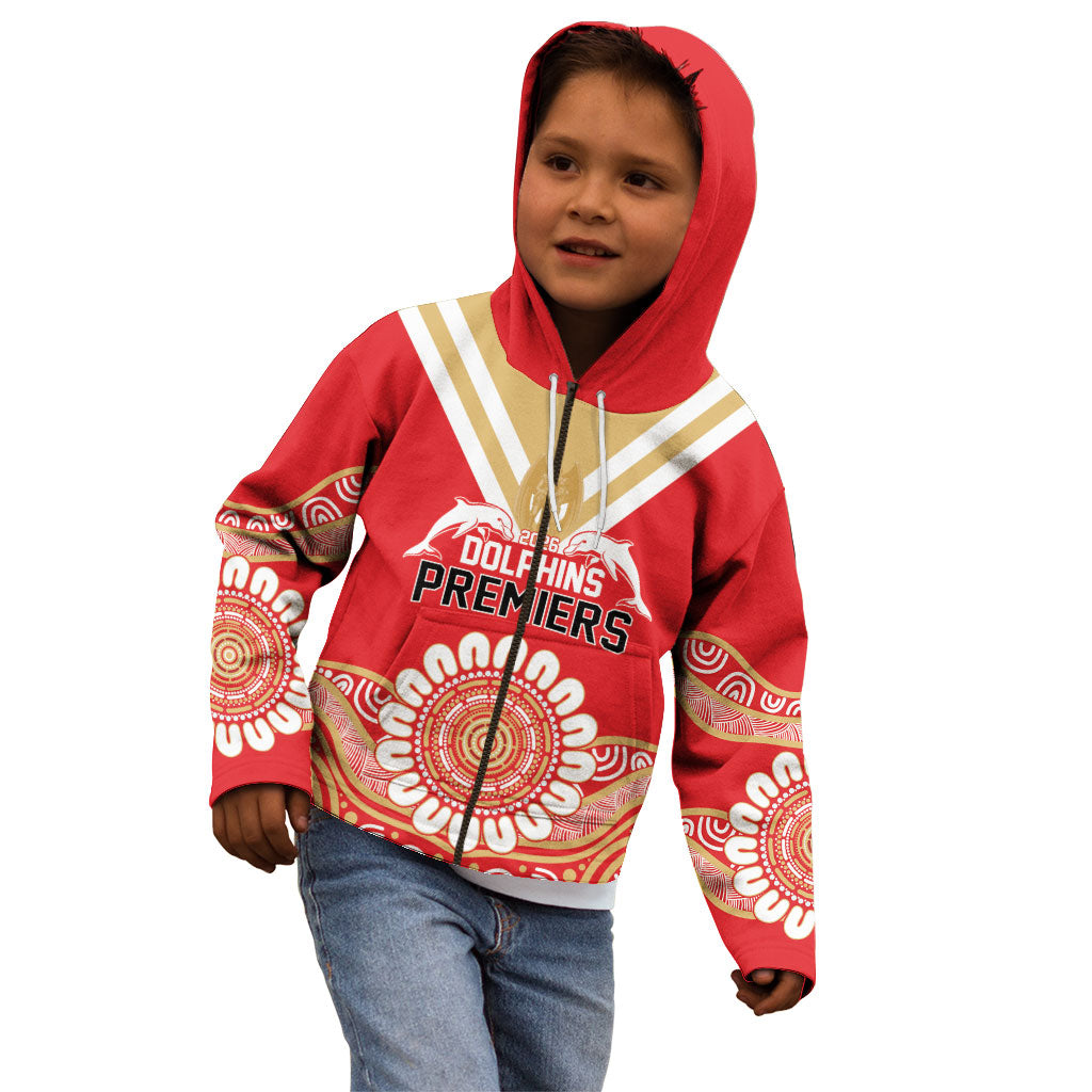Dolphins First Champions 2026 Kid Hoodie First Flag Championship