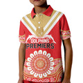Dolphins First Champions 2026 Kid Polo Shirt First Flag Championship