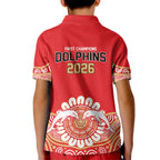 Dolphins First Champions 2026 Kid Polo Shirt First Flag Championship