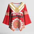 Dolphins First Champions 2026 Kimono Sleeve Blouse First Flag Championship