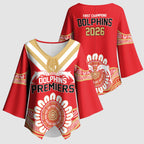 Dolphins First Champions 2026 Kimono Sleeve Blouse First Flag Championship