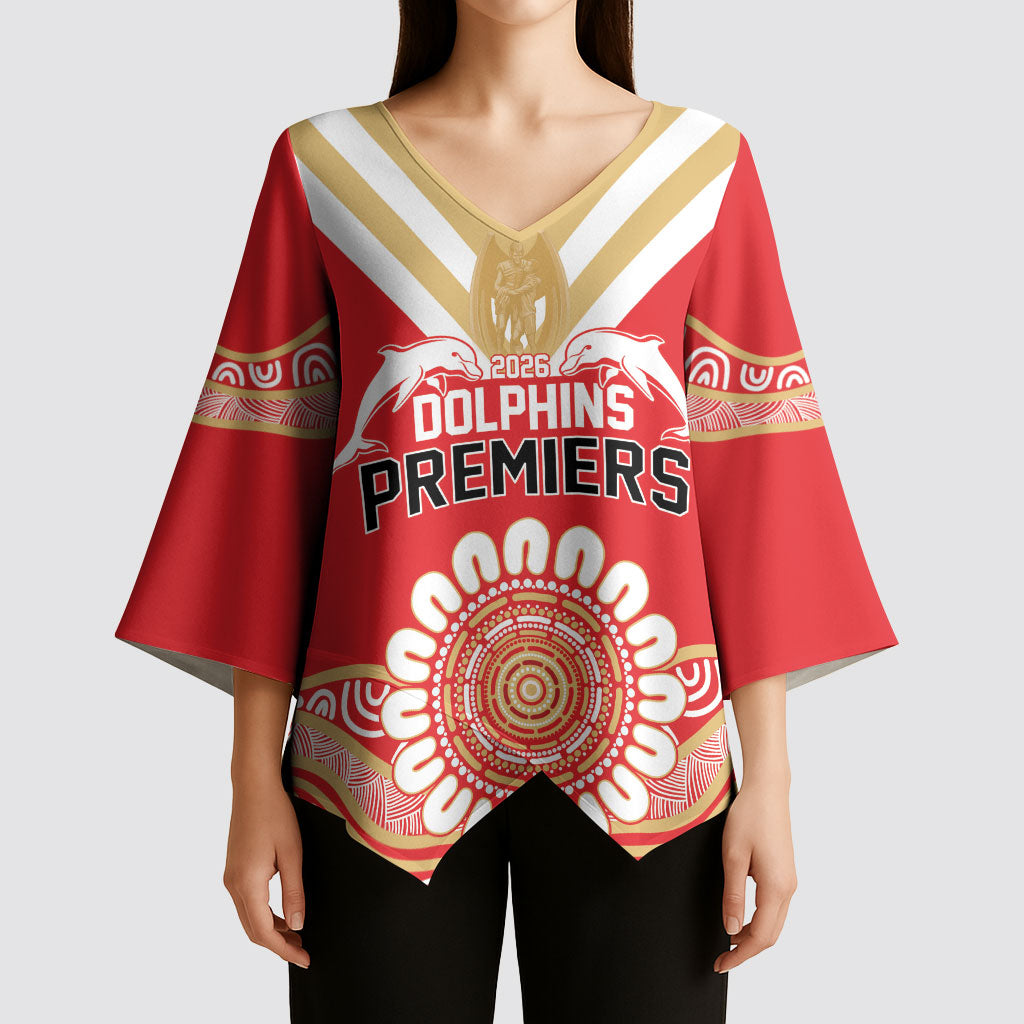 Dolphins First Champions 2026 Kimono Sleeve Blouse First Flag Championship
