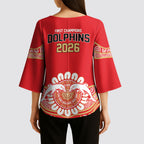 Dolphins First Champions 2026 Kimono Sleeve Blouse First Flag Championship