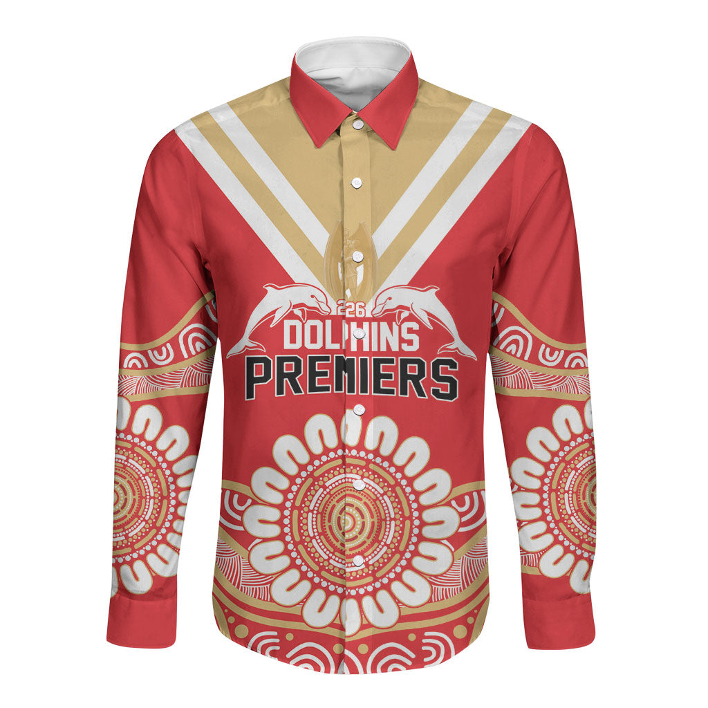 Dolphins First Champions 2026 Long Sleeve Button Shirt First Flag Championship