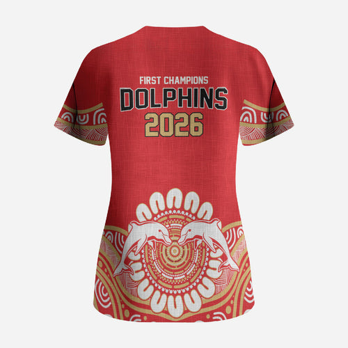 Dolphins First Champions 2026 Scrub Top First Flag Championship