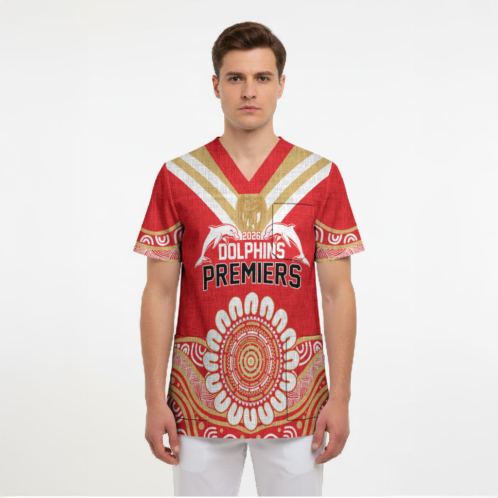 Dolphins First Champions 2026 Scrub Top First Flag Championship