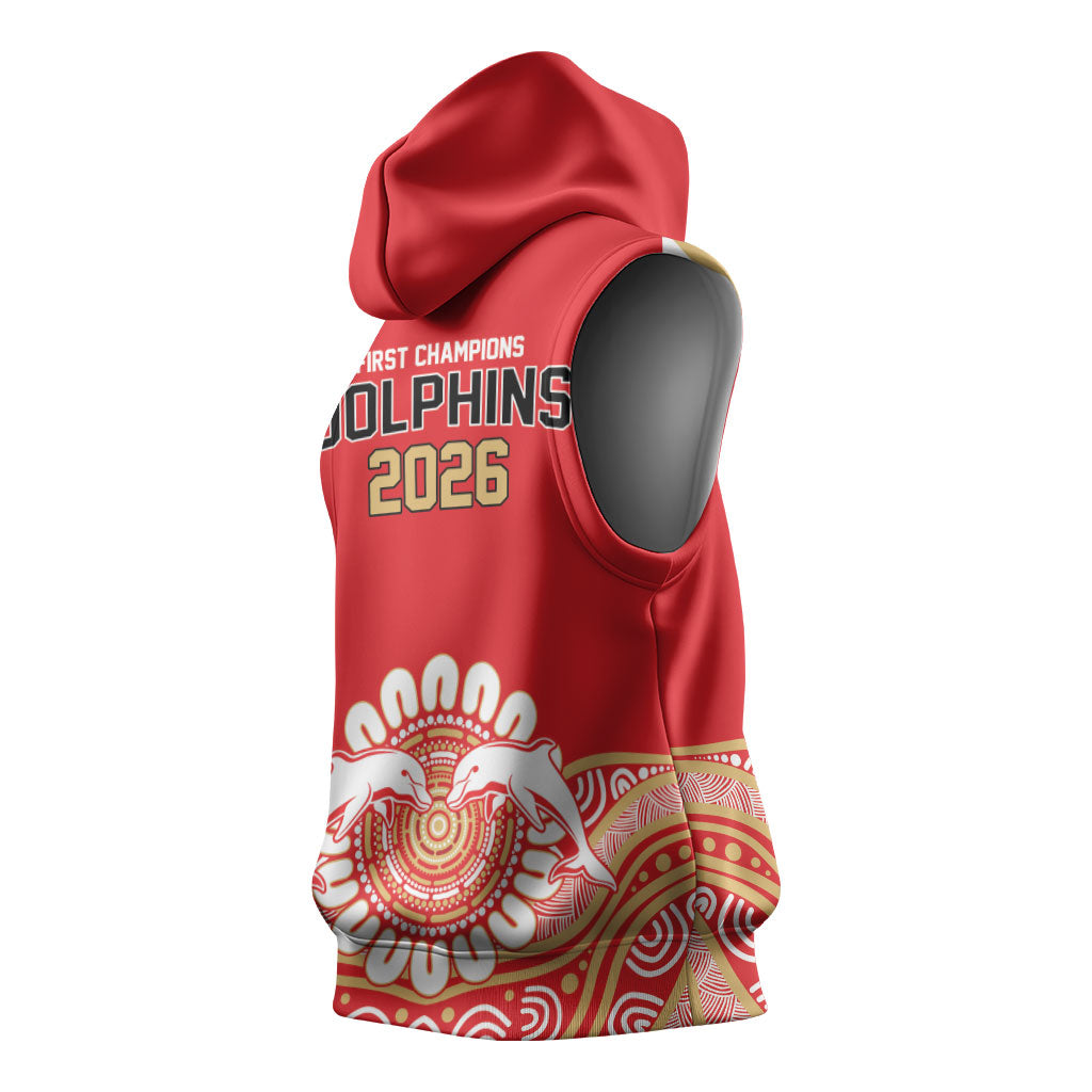 Dolphins First Champions 2026 Sleeveless Hoodie First Flag Championship