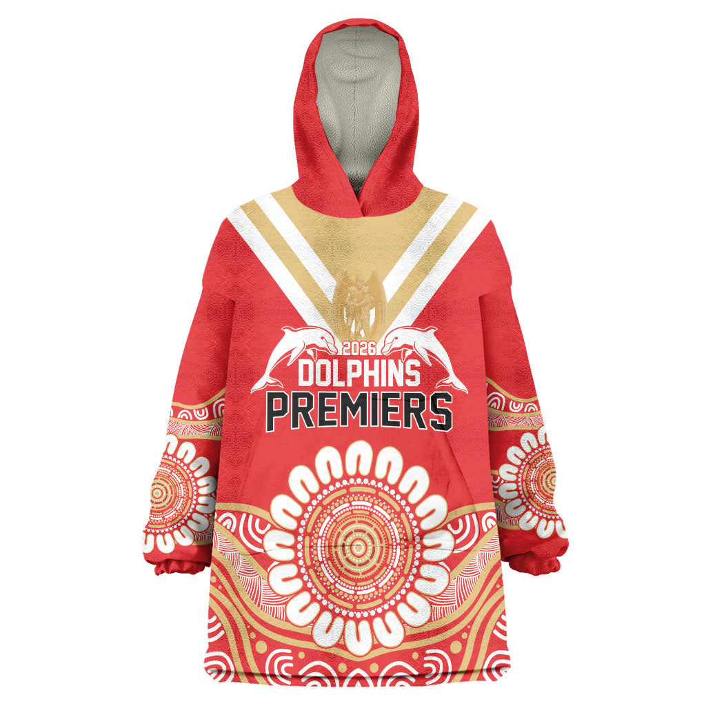 Dolphins First Champions 2026 Wearable Blanket Hoodie First Flag Championship
