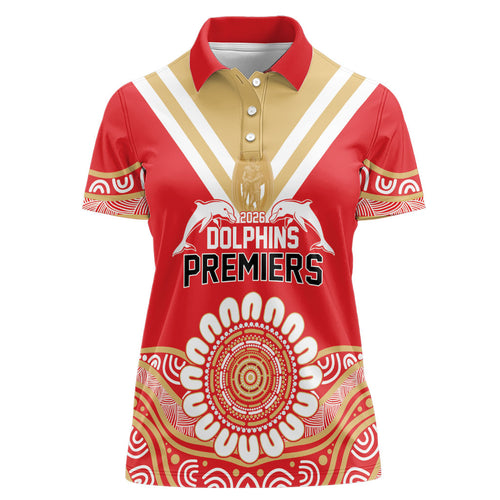 Dolphins First Champions 2026 Women Polo Shirt First Flag Championship