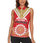 Dolphins First Champions 2026 Women Sleeveless Polo Shirt First Flag Championship