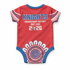 Newcastle Premiers 2026 Baby Onesie Knights Champions Three Premiership History