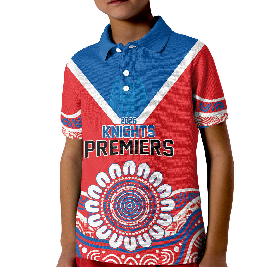 Newcastle Premiers 2026 Kid Polo Shirt Knights Champions Three Premiership History
