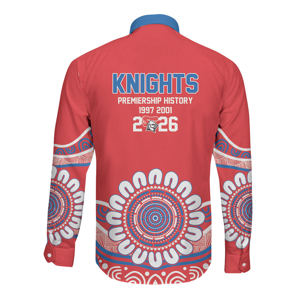 Newcastle Premiers 2026 Long Sleeve Button Shirt Knights Champions Three Premiership History