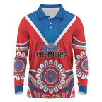 Newcastle Premiers 2026 Long Sleeve Polo Shirt Knights Champions Three Premiership History