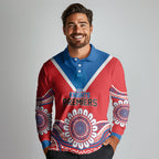 Newcastle Premiers 2026 Long Sleeve Polo Shirt Knights Champions Three Premiership History
