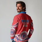 Newcastle Premiers 2026 Long Sleeve Polo Shirt Knights Champions Three Premiership History