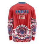 Newcastle Premiers 2026 Long Sleeve Shirt Knights Champions Three Premiership History