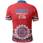 Newcastle Premiers 2026 Polo Shirt Knights Champions Three Premiership History