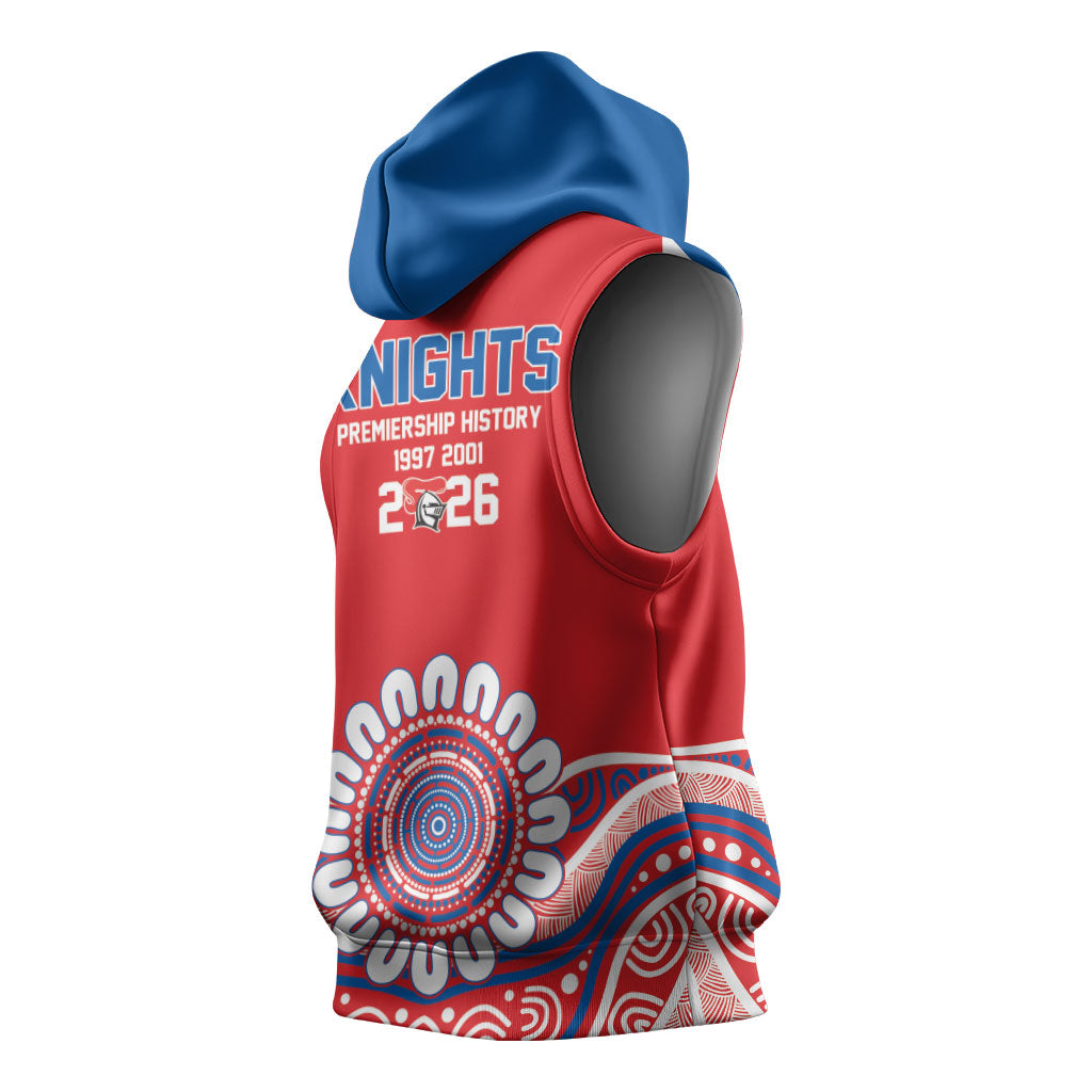 Newcastle Premiers 2026 Sleeveless Hoodie Knights Champions Three Premiership History