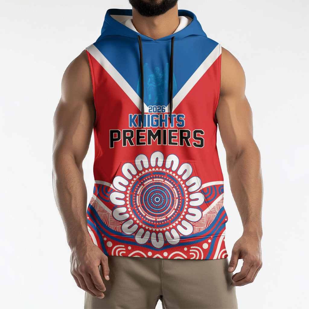 Newcastle Premiers 2026 Sleeveless Hoodie Knights Champions Three Premiership History