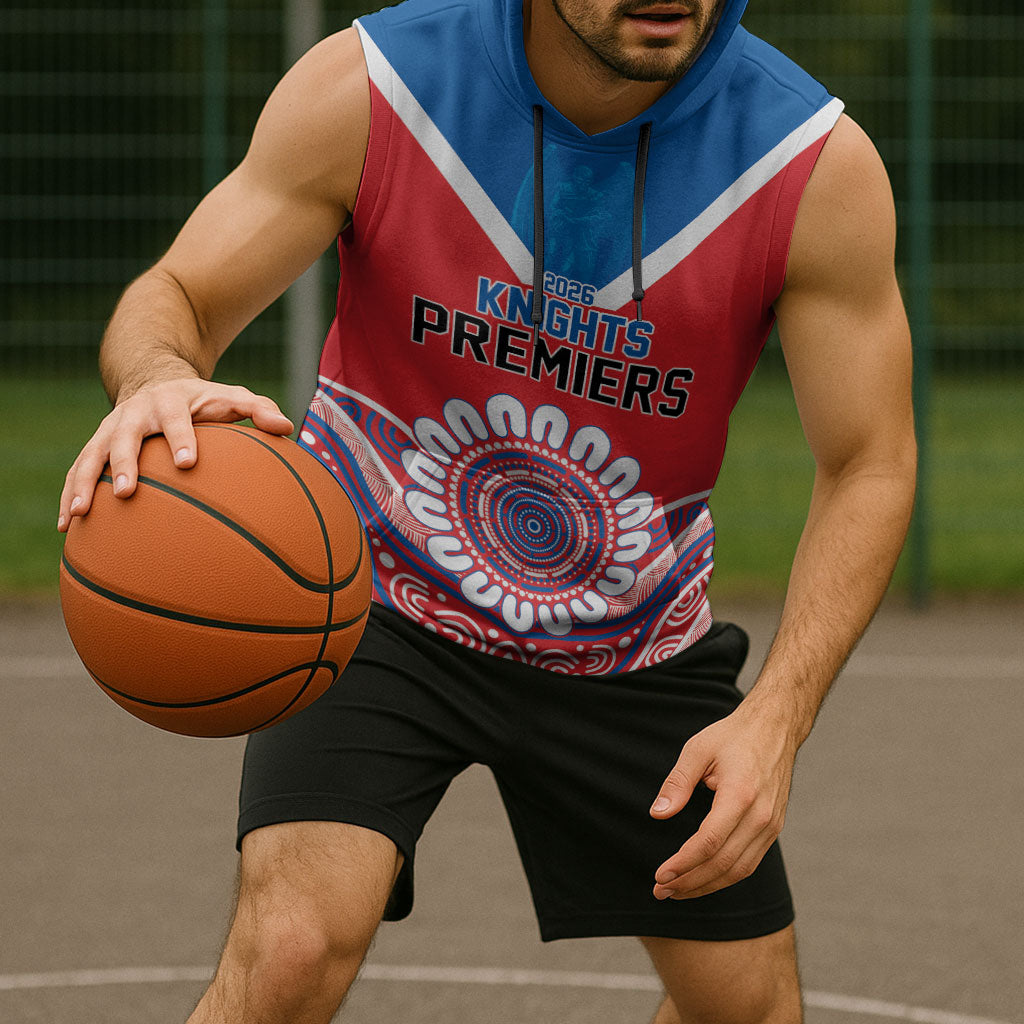 Newcastle Premiers 2026 Sleeveless Hoodie Knights Champions Three Premiership History