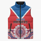 Newcastle Premiers 2026 Sleeveless Puffer Jacket Knights Champions Three Premiership History