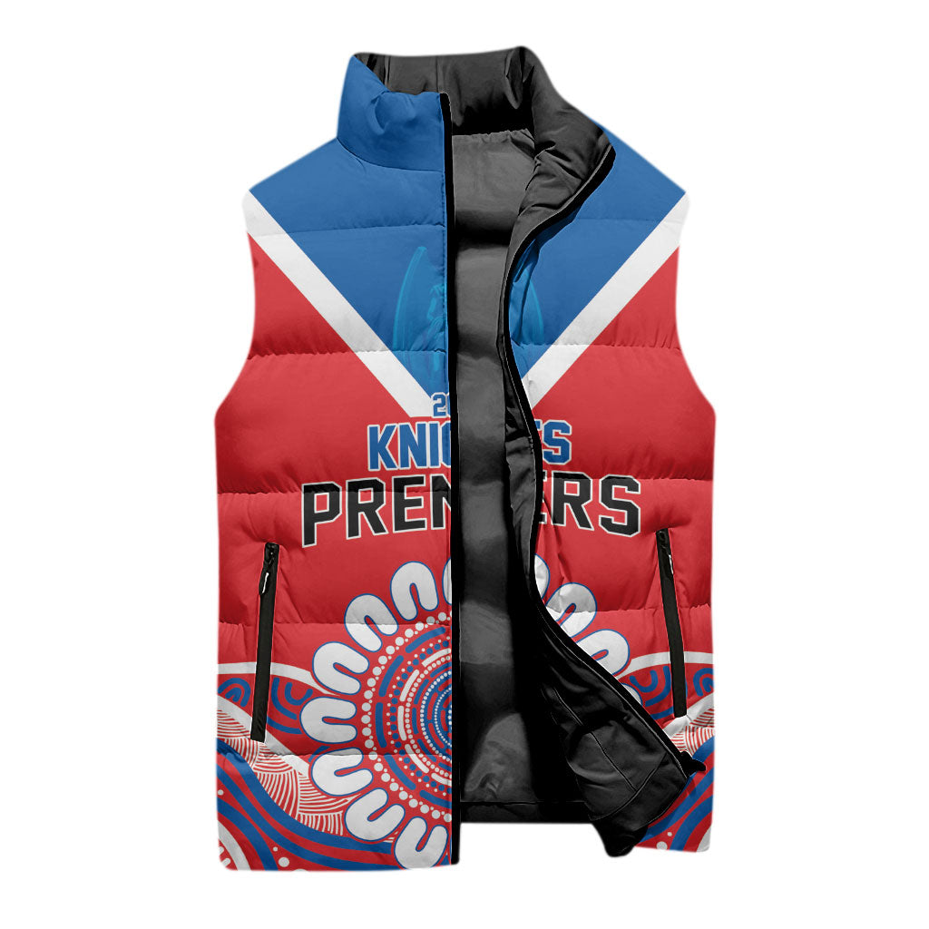 Newcastle Premiers 2026 Sleeveless Puffer Jacket Knights Champions Three Premiership History