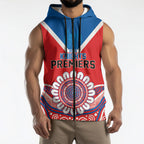 Newcastle Premiers 2026 Sleeveless Zip Hoodie Knights Champions Three Premiership History
