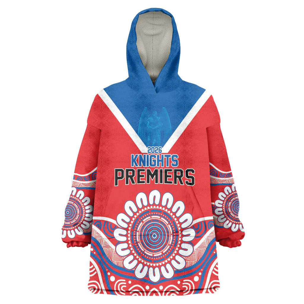 Newcastle Premiers 2026 Wearable Blanket Hoodie Knights Champions Three Premiership History