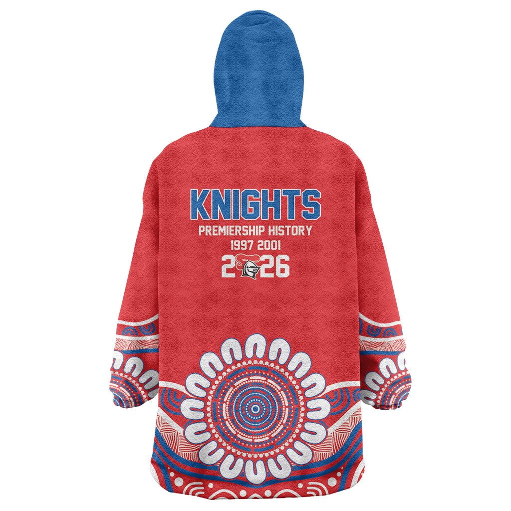 Newcastle Premiers 2026 Wearable Blanket Hoodie Knights Champions Three Premiership History