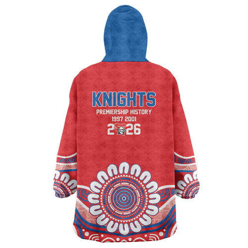 Newcastle Premiers 2026 Wearable Blanket Hoodie Knights Champions Three Premiership History