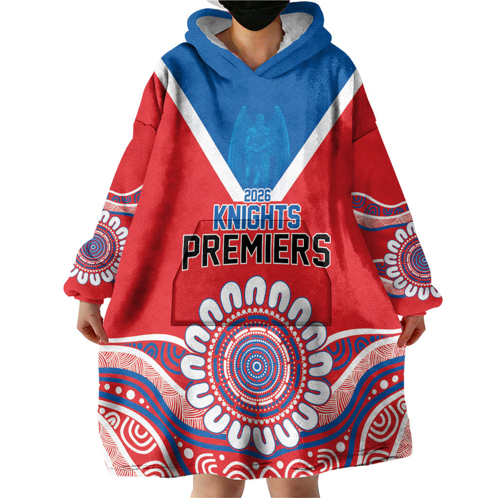 Newcastle Premiers 2026 Wearable Blanket Hoodie Knights Champions Three Premiership History