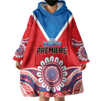 Newcastle Premiers 2026 Wearable Blanket Hoodie Knights Champions Three Premiership History