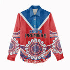 Newcastle Premiers 2026 Women Casual Shirt Knights Champions Three Premiership History