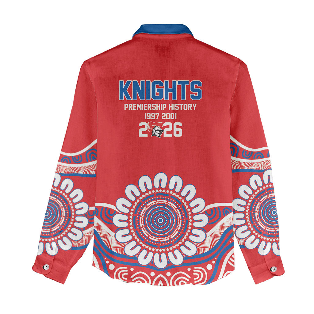Newcastle Premiers 2026 Women Casual Shirt Knights Champions Three Premiership History