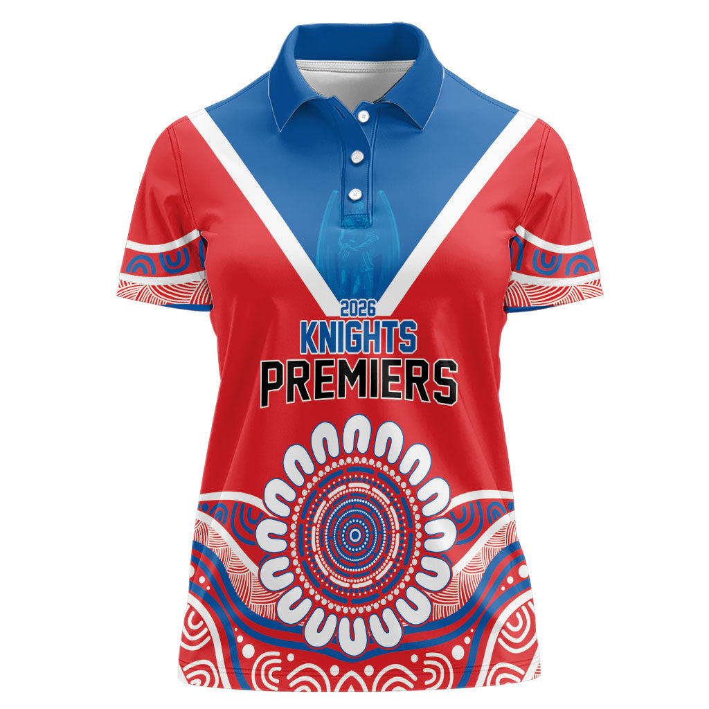 Newcastle Premiers 2026 Women Polo Shirt Knights Champions Three Premiership History
