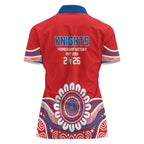 Newcastle Premiers 2026 Women Polo Shirt Knights Champions Three Premiership History