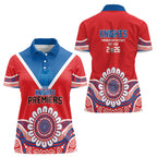 Newcastle Premiers 2026 Women Polo Shirt Knights Champions Three Premiership History