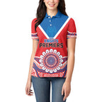 Newcastle Premiers 2026 Women Polo Shirt Knights Champions Three Premiership History