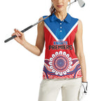 Newcastle Premiers 2026 Women Sleeveless Polo Shirt Knights Champions Three Premiership History