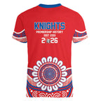 Newcastle Premiers 2026 Women V-Neck T-Shirt Knights Champions Three Premiership History